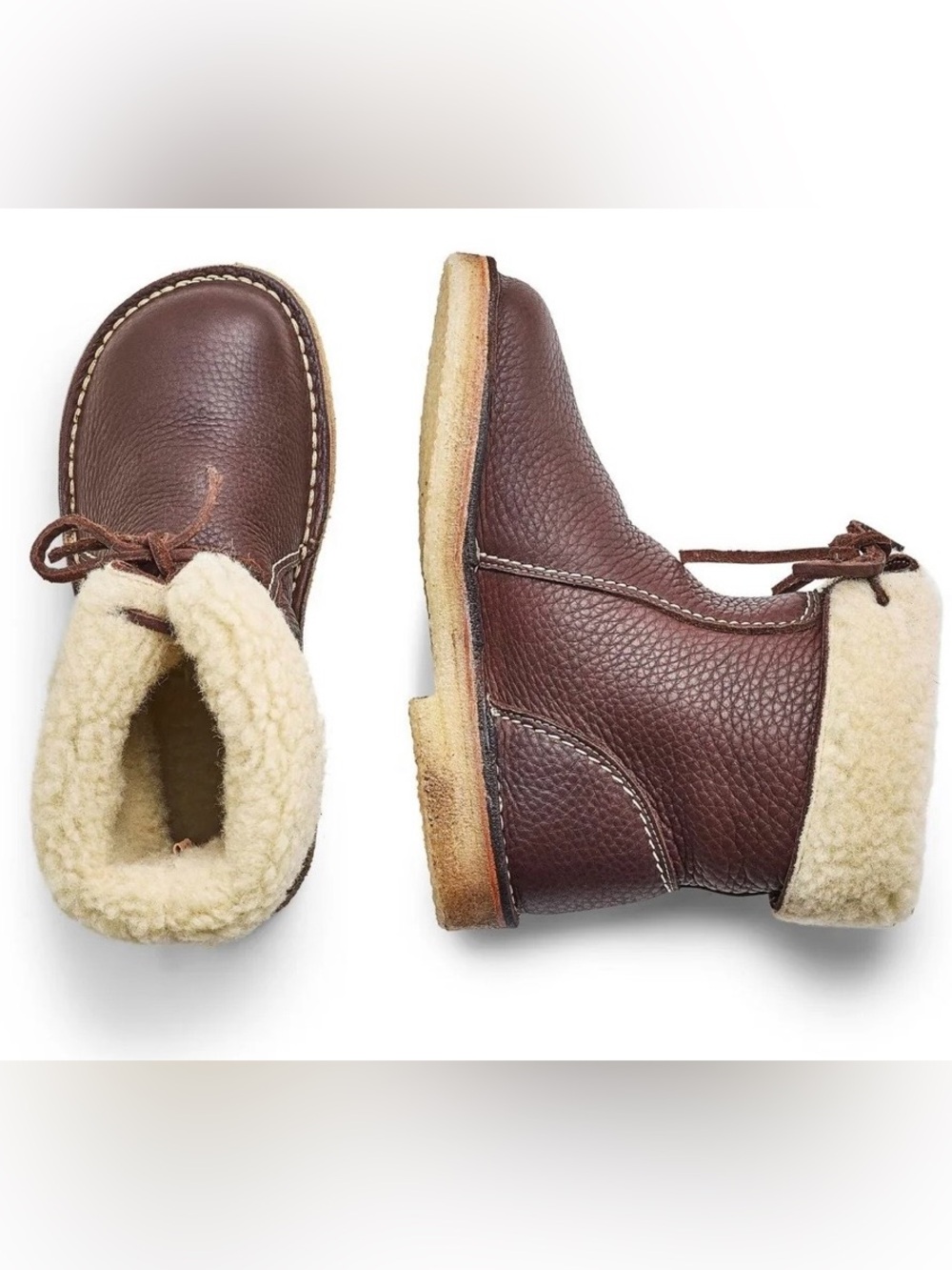 Duckfeet Brand Cozy Shearling-Lined Brown Winter Boots for Women
